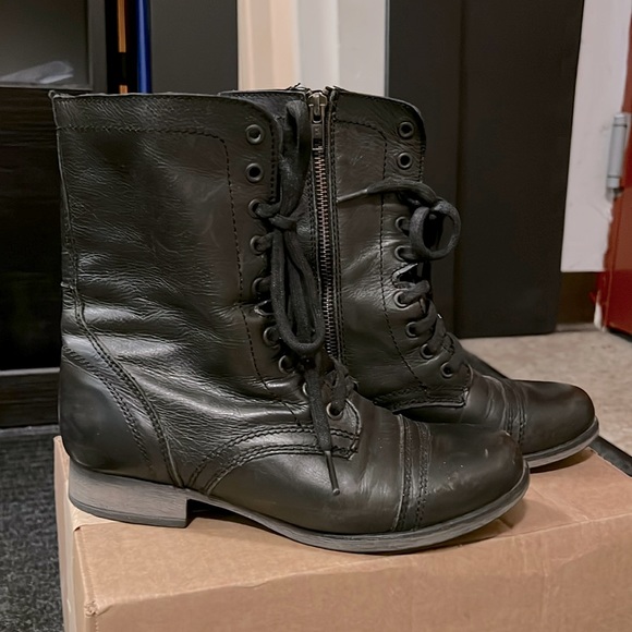 Steve Madden Troopa Combat Boots 7.5 - Picture 2 of 7